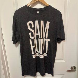 NWOT Sam Hunt XL men’s gray tshirt. 15 in a 30 concert tshirt.